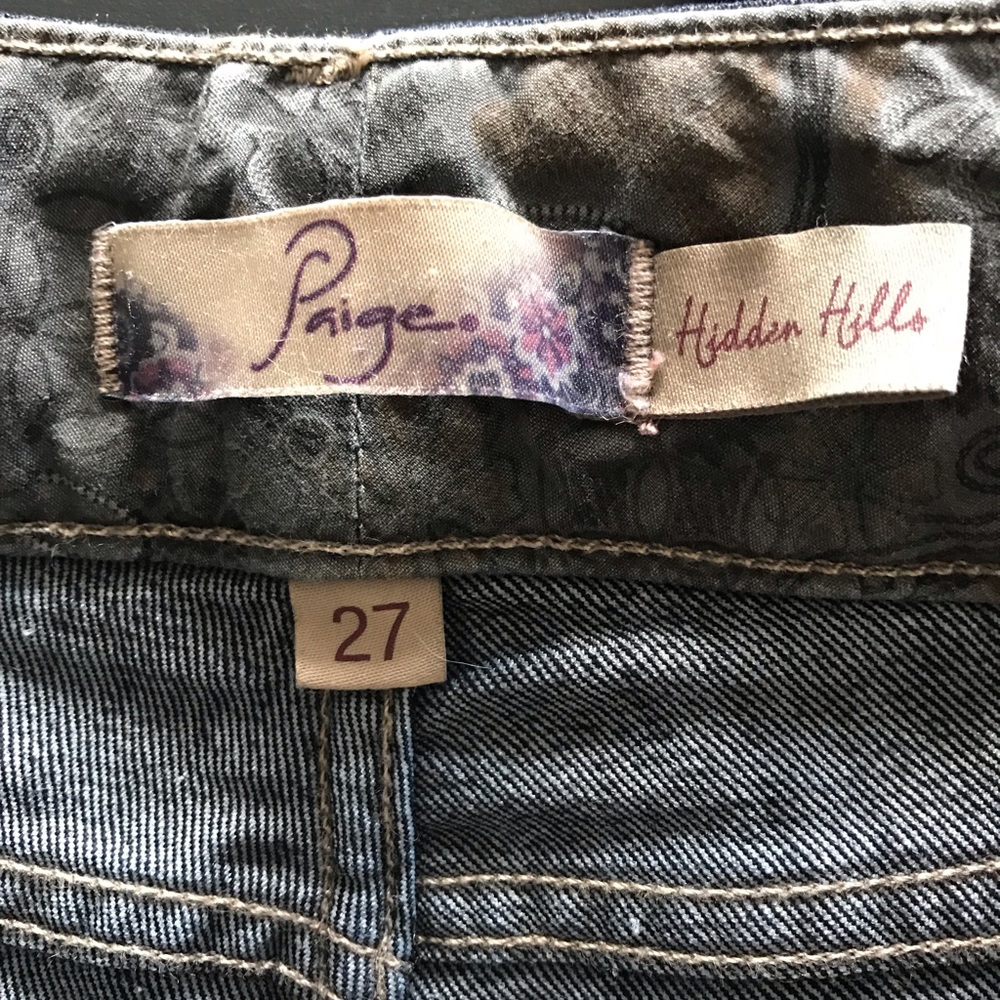 NWOT Paige Hidden Hills Jeans. Made in the USA. 27 - Picture 3 of 5